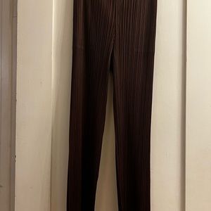 Issey Miyake Pleats Please NWT Brown Sz 3